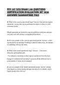 PSY-357 GCU EXAM 2 80 QUESTIONS CERTIFICATION EVALUATION SET 2026 ANSWERS GUARANTEED PASS