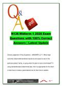N138  EXAM COMPLETE PACKAGE DEAL