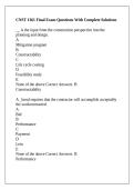 CNST 1361 Final Exam Questions With Complete Solutions