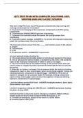 JLTV TEST EXAM WITH COMPLETE SOLUTIONS 100&percnt; VERIFIED 2026-2027 LATEST UPDATE&excl;&excl;