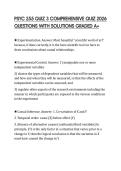 PSYC 255 QUIZ 3 COMPREHENSIVE QUIZ 2026 QUESTIONS WITH SOLUTIONS GRADED A&plus;