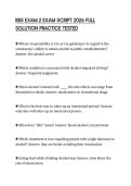 RBS EXAM 2 EXAM SCRIPT 2026 FULL SOLUTION PRACTICE TESTED