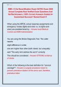 EMD v13&period;0a Recertification Exam OUTEC Exam 2026  Actual Complete Real Verified Exam Questions And  Verified Answers &vert; 100&percnt; Correct Answers Graded A&plus;  Guaranteed Success&excl;&excl; Newest Exam&excl;&excl;&excl; 