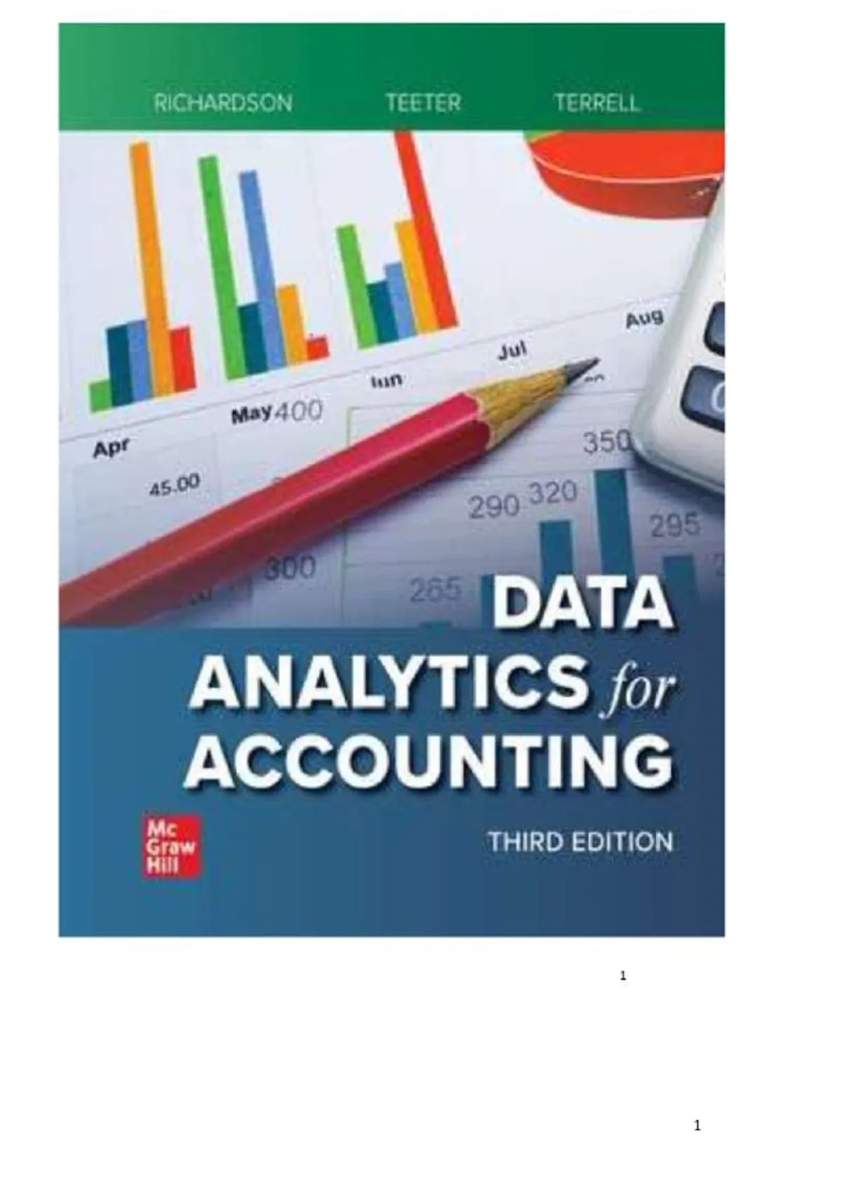 TEST BANK FOR Data Analytics for Accounting 3rd edition by Vernon ...