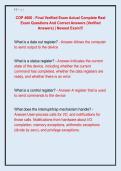 COP 4600 - Final Verified Exam Actual Complete Real  Exam Questions And Correct Answers &lpar;Verified  Answers&rpar; &vert; Newest Exam&excl;&excl;&excl; 