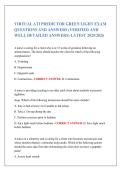 VIRTUAL ATI PREDICTOR GREEN LIGHT EXAM QUESTIONS AND ANSWERS &lpar;VERIFIED AND WELL DETAILED ANSWERS&rpar; LATEST 2025&sol;2026