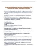 FAA 107 COMMERCIAL DRONE PILOT EXAM MATERIAL EXAM STUDY QUESTIONS AND CORRECT ANSWERS 100&percnt; VERIFIED&excl;&excl;