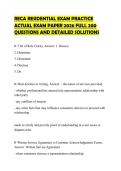 RECA RESIDENTIAL EXAM PRACTICE ACTUAL EXAM PAPER 2026 FULL 200 QUESTIONS AND DETAILED SOLUTIONS