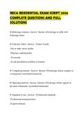 RECA RESIDENTIAL EXAM SCRIPT 2026 COMPLETE QUESTIONS AND FULL SOLUTIONS