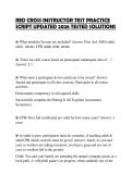 RED CROSS INSTRUCTOR TEST PRACTICE SCRIPT UPDATED 2026 TESTED SOLUTIONS