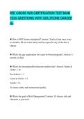 RED CROSS WSI CERTIFICATION TEST BANK 2026 QUESTIONS WITH SOLUTIONS GRADED A&plus;