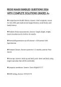 REGIS NU650 BUNDLED QUESTIONS 2026 WITH COMPLETE SOLUTIONS GRADED A&plus;
