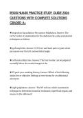 REGIS NU650 PRACTICE STUDY GUIDE 2026 QUESTIONS WITH COMPLETE SOLUTIONS GRADED A&plus;