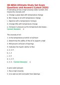 4B ABSA Ultimate Study Set Exam Questions and Answers &lpar;Latest 2026&rpar;