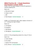 ABSA Practice 4A &ndash; 1 Exam Questions and Answers &lpar;Latest 2026&rpar;&period;