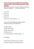 Power Engineering ABSA 4B Questions and Answers &lpar;Top Grade Assured&rpar; 2026 Update