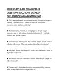REHS STUDY GUIDE 2026 BUNDLED QUESTIONS SOLUTIONS DETAILED EXPLANATIONS GUARANTEED PASS
