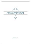 Fiscale procedure