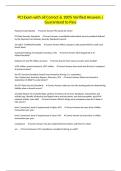 PCI Exam with all Correct & 100&percnt; Verified Answers &vert;Guaranteed to Pass