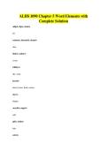 ALHS 1090 Chapter 5 Word Elements with Complete Solution