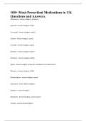 100&plus; Most-Prescribed Medications in UK Questions and Answers&period;