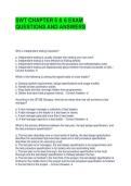 SWT CHAPTER 5 & 6 EXAM QUESTIONS AND ANSWERS