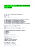 SWT301 &ndash; 20 EXAM QUESTIONS AND ANSWERS