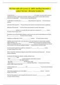 PCI Test with all Correct & 100&percnt; Verified Answers &vert;Latest Version &vert;Already Graded A&plus;