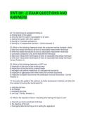 SWT-301 -2 EXAM QUESTIONS AND ANSWERS
