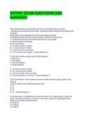 SWT301 EXAM QUESTIONS AND ANSWERS