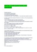 SWT301 EXAM QUESTIONS AND ANSWERS
