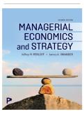 TESTBANK FOR Managerial Economics and Strategy&comma; 4th edition Perloff INSTANT DOWNLOAD TESTBANK
