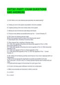 SWT301-PART1 EXAM QUESTIONS AND ANSWERS &vert; VERIFIED &vert; GRADED A