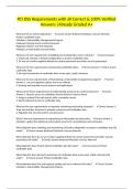 PCI DSS Requirements with all Correct & 100&percnt; Verified Answers &vert;Already Graded A&plus;