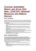 2026&sol;2027 Elite Maternity & Newborn Nursing Test Bank &vert; NCLEX-RN&comma; NRP 9th Ed&comma; Wolters Kluwer Linked