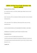 CHEM 134 Final Exam Study-Questions with Correct solutions