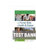 TEST BANK FOR The Human Body in Health & Disease - Hardcover 8th Edition by Kevin T&period; Patton&comma; Frank B&period; Bell ISBN&colon;978-0323734141 COMPLETE GUIDE ALL CHAPTERS COVERED 100&percnt; VERIFIED A&plus; GRADE ASSURED&excl;&excl;&excl;&excl;NEW LATEST UPDATE&excl;&excl;&excl;&excl;&excl;