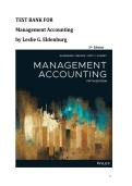  Test Bank For Management Accounting 5th Edition by Leslie G&period; Eldenburg&vert; All Chapters&vert; Latest Edition