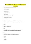 EGR 1000 Practice-Questions with Complete Solutions