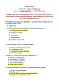 BIOT643-Midterm Exam 3&vert; Questions and answers &vert; Updated &vert; RATED A&plus; &vert; 2026 &vert; University of Maryland&comma; University College
