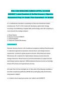WGU C202 MANAGING HUMAN CAPITAL OA EXAM 2026&sol;2027 &vert; Latest Questions & Verified Answers &vert; Objective Assessment Prep &vert; A&plus; Grade &vert; Pass Guaranteed - A&plus; Graded