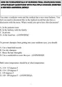 HESI RN FUNDAMENTALS OF NURSING FINAL EXAM&lpar;2025&sol;2026&rpar; UPDATE&vert;EXAM QUESTIONS WITH MULTIPLE CHOICES &vert;VERIFIED & REVISED ANSWERS &lpar;NEW&rpar;&excl;&excl;