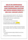 NGN ATI RN COMPREHENSIVE   PREDICTOR EXAM &vert; NEWEST ACTUAL   EXAM COMPREHENSIVE QUESTIONS  AND VERIFIED ANSWERS GRADED A&plus; &vert;  100&percnt; PASS &vert; 20262027 UPDATE&excl;  