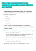 CMAA Practice Test &lpar;NHA&rpar; &vert; Certified Medical  Administrative Assistant &vert; Latest Update 2026 &vert; Exam  Prep &vert; Graded A&plus;