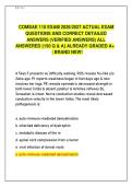 COMSAE 110 EXAM 2026&sol;2027 ACTUAL EXAM   QUESTIONS AND CORRECT DETAILED   ANSWERS &lpar;VERIFIED ANSWERS&rpar; ALL   ANSWERED &lbrace;150 Q & A&rcub; ALREADY GRADED A&plus;  &vert; BRAND NEW&excl;