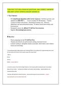TCAR-POST TEST REAL EXAM 60 QUESTIONS  AND CORRECT ANSWERS  2026-2027 LATEST UPDATE ALREADY GRADED A&plus;  