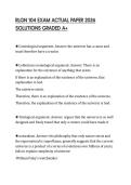 RLGN 104 EXAM ACTUAL PAPER 2026  SOLUTIONS GRADED A&plus;
