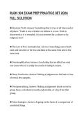 RLGN 104 EXAM PREP PRACTICE SET 2026 FULL SOLUTION