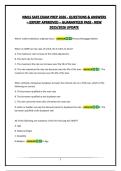 NMLS SAFE EXAM PREP 2026 - QUESTIONS AND ANSWERS -EXPERT APPROVED-GUARANTEED PASS- NEW 2025&sol;2026 UPDATE