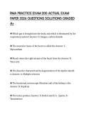 RMA PRACTICE EXAM 200 ACTUAL EXAM PAPER 2026 QUESTIONS SOLUTIONS GRADED A&plus;